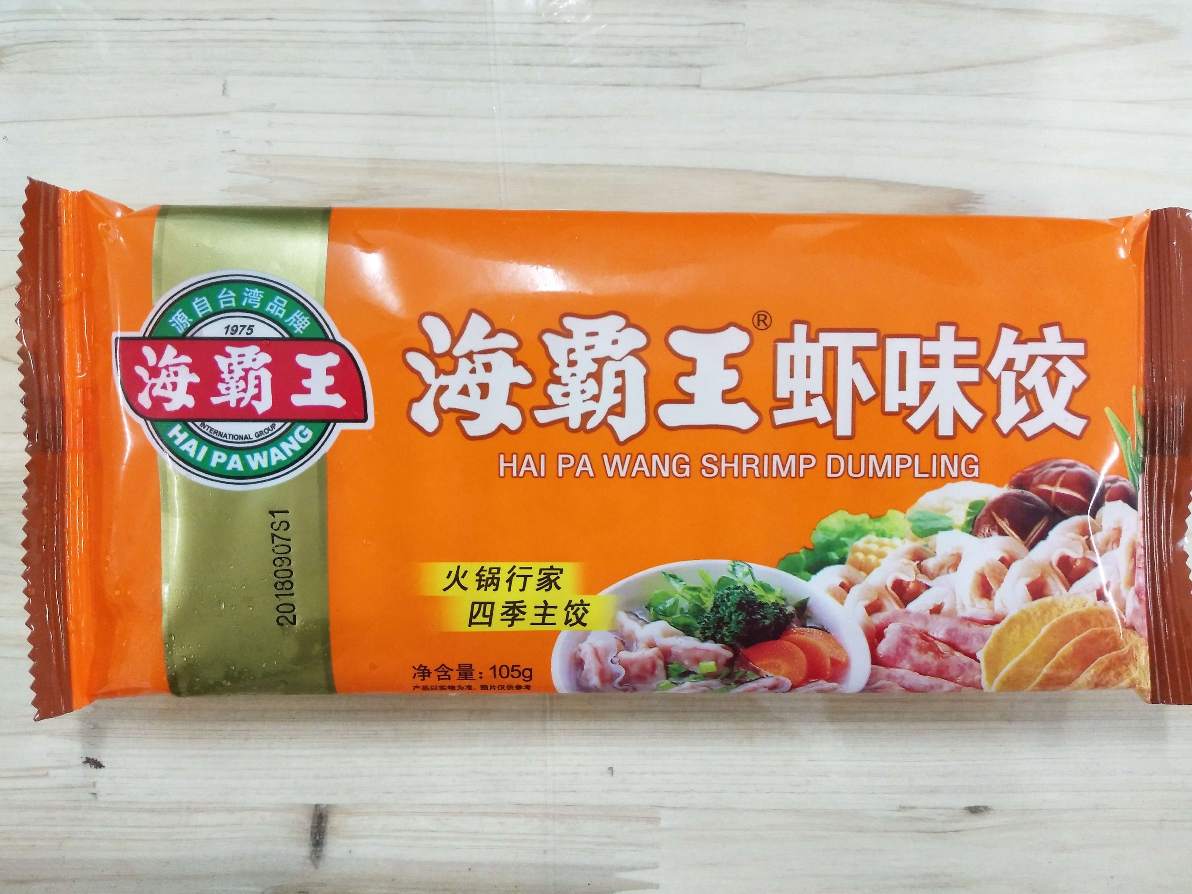 海霸王虾味饺105g